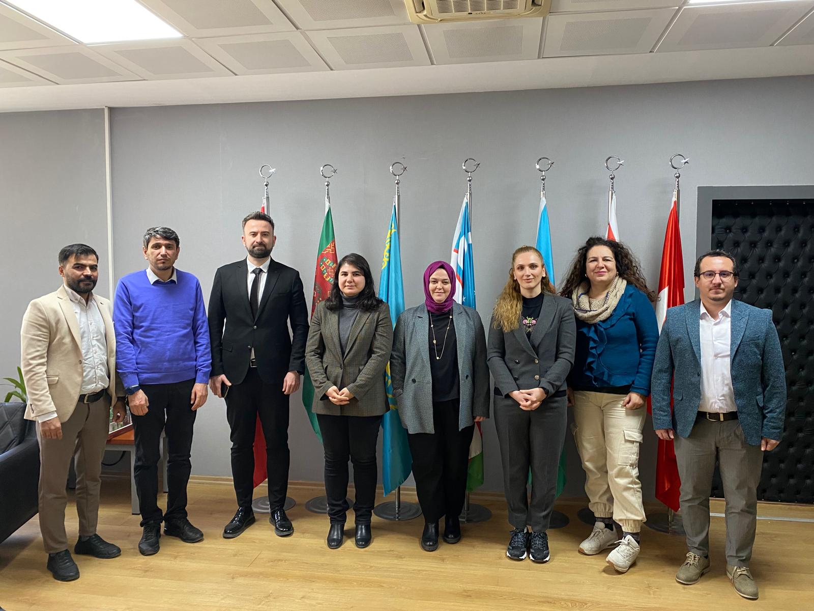 YURTDIŞI TÜRKLER VE AKRABA TOPLULUKLAR BAŞKANLIĞI ANKARA TEMSİLCİLERİ MERKEZİMİZE ZİYARETTE BULUNDU