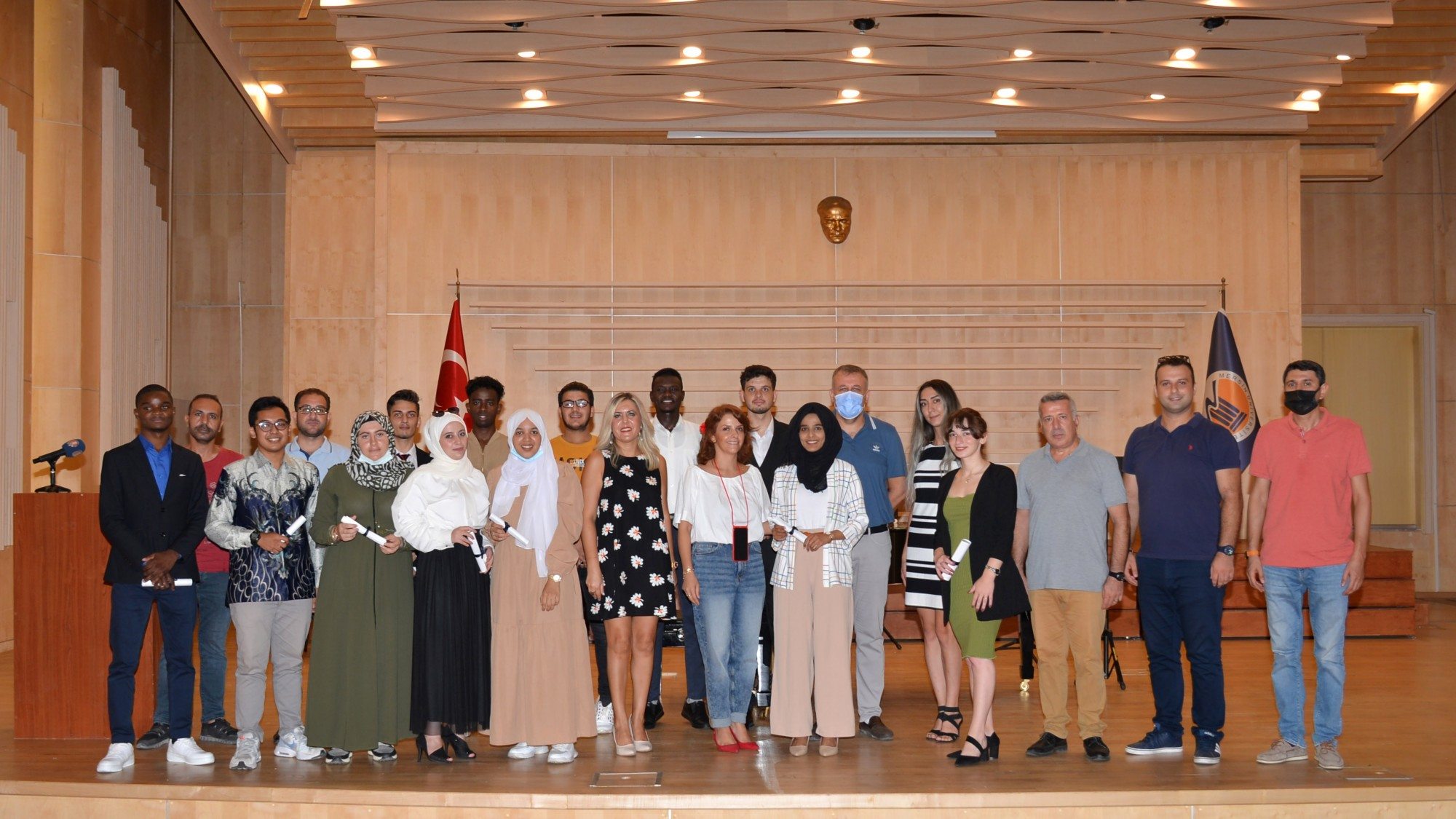 Üniversitemiz Türkçe Öğretimi Uygulama ve Araştırma Merkezi 2020-2021 Eğitim Öğretim Dönemi Mezuniyet Töreni Düzenlendi